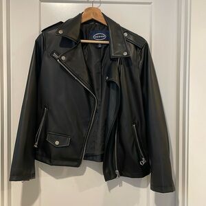 Vegan leather jacket